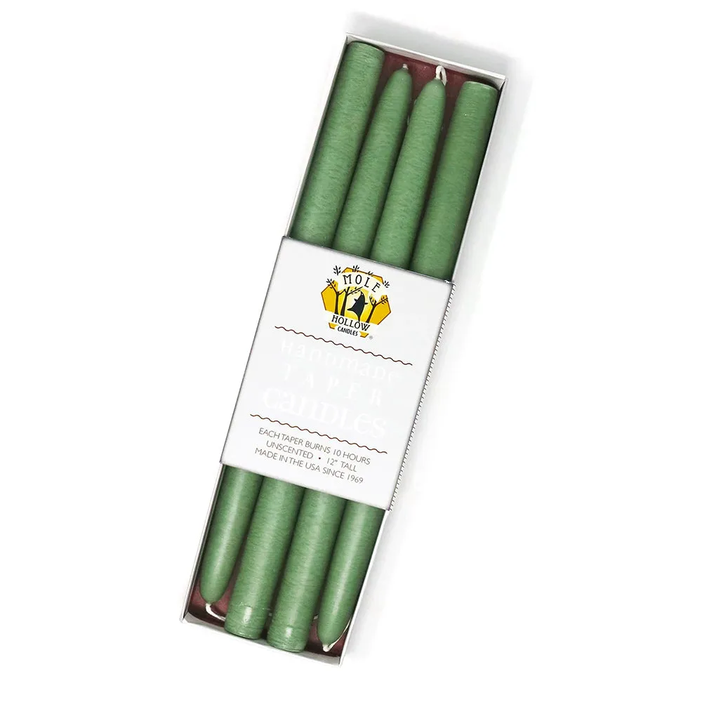 12" Taper Candles Set of 4