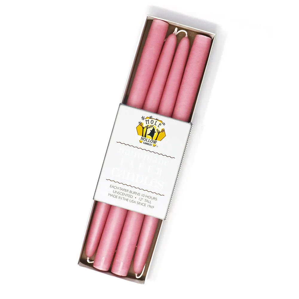 12" Taper Candles Set of 4