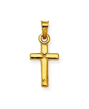 14K Small Cross Pendant