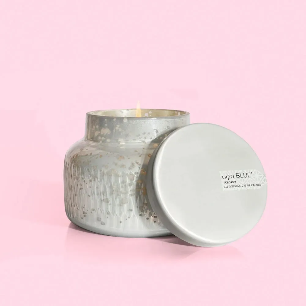 19oz. Mercury Etched Volcano Candle