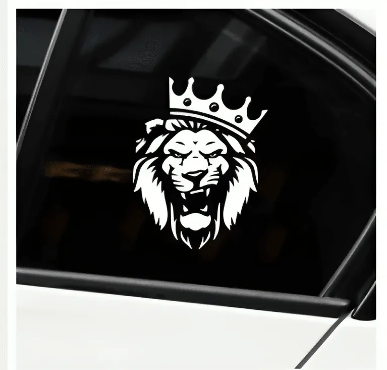 1Pc Star anonymous King lion Cars modification Stickers Window Decal bike stickers laptop mobile sticker Vinyl Art Pattern Art Car Body Stickers Waterproof