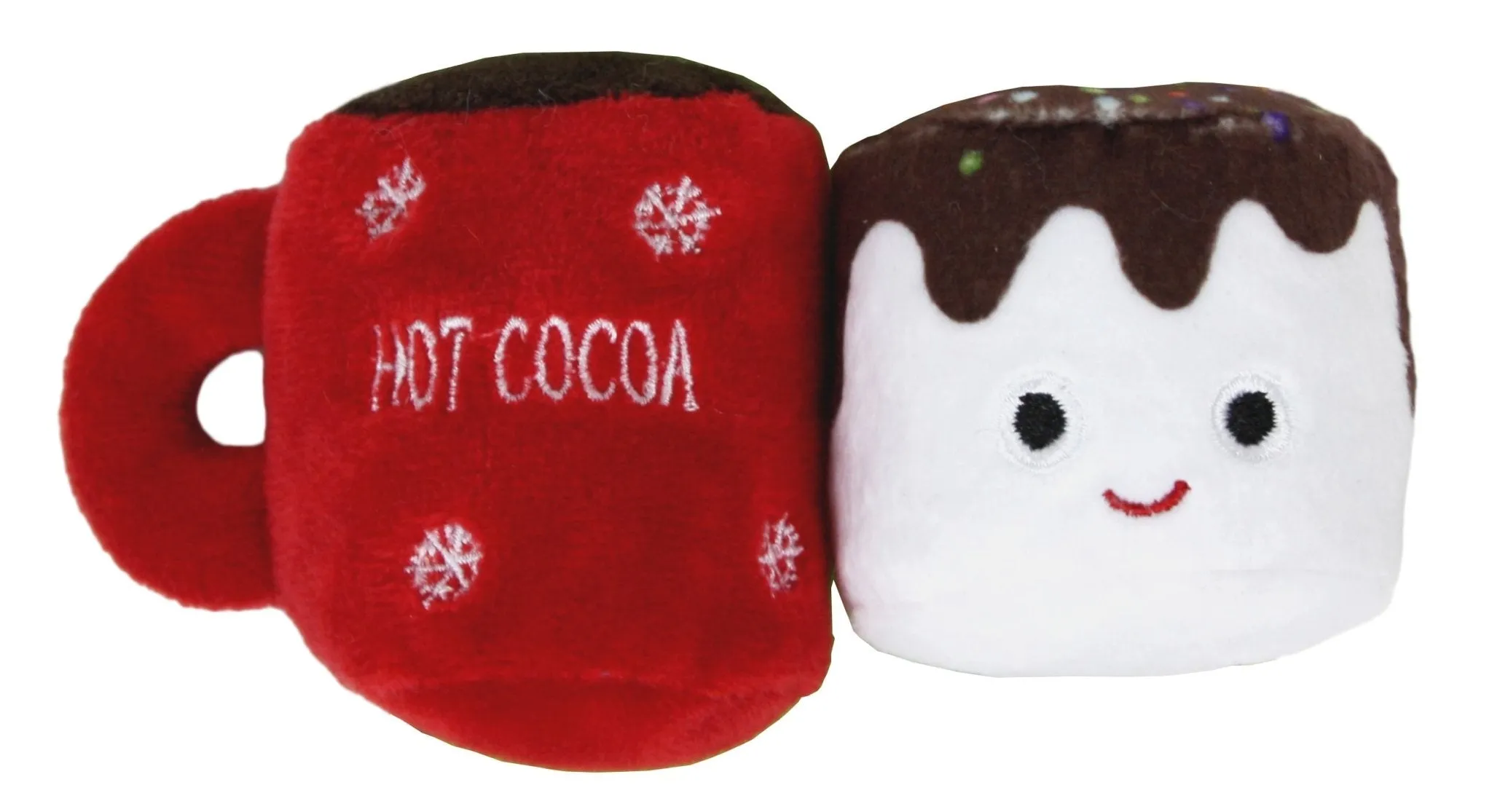 2-pk Hot Cocoa/Marshmallow Cat Toy