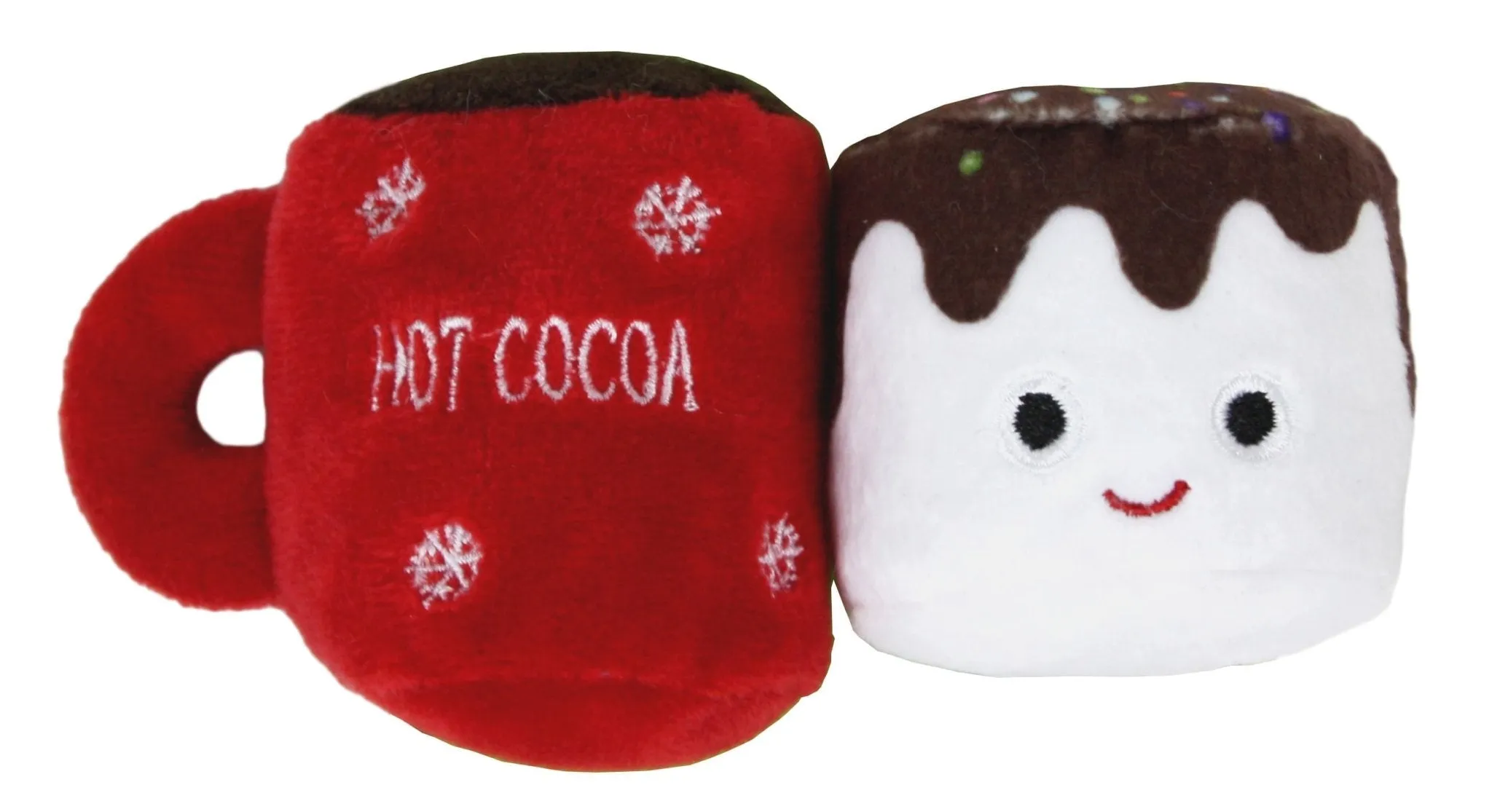 2-pk Hot Cocoa/Marshmallow Cat Toy