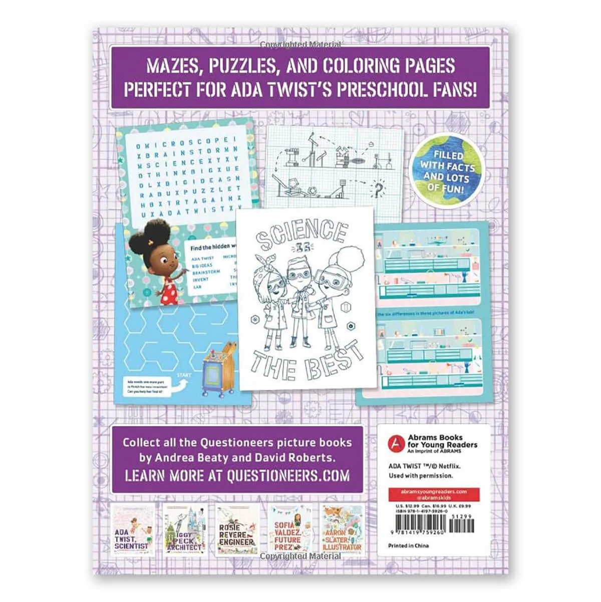 Ada Twist, Scientist: Brainstorm Book by Abrams Books