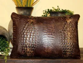 Alligator Accent Pillow