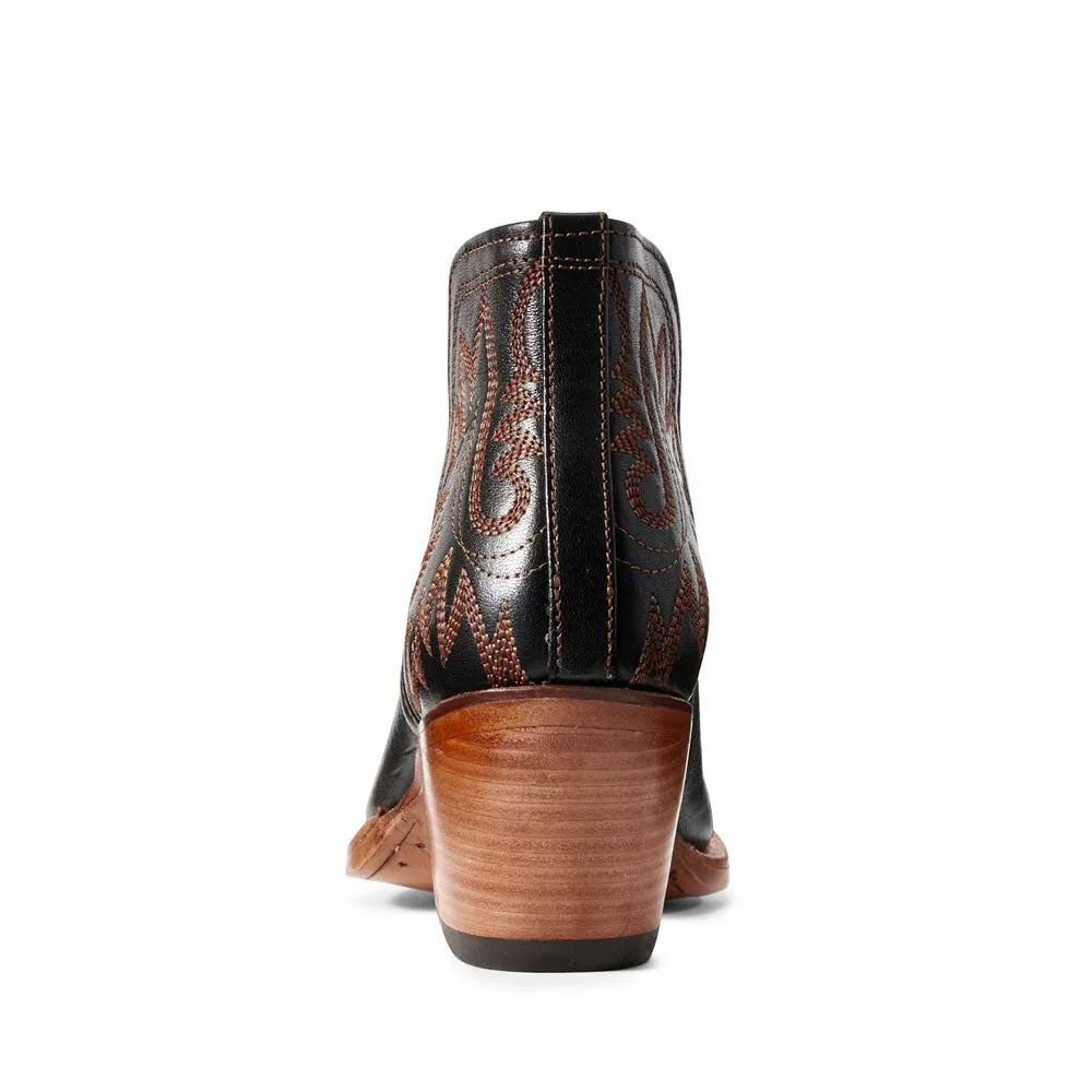 Ariat Womens Dixon Western Boots in Brooklyn Black - Stylish and Durable Western Footwear for Everyday Wear