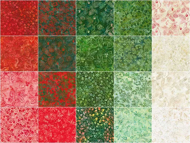 Artisan Batiks - Joyful Holidays Roll Up