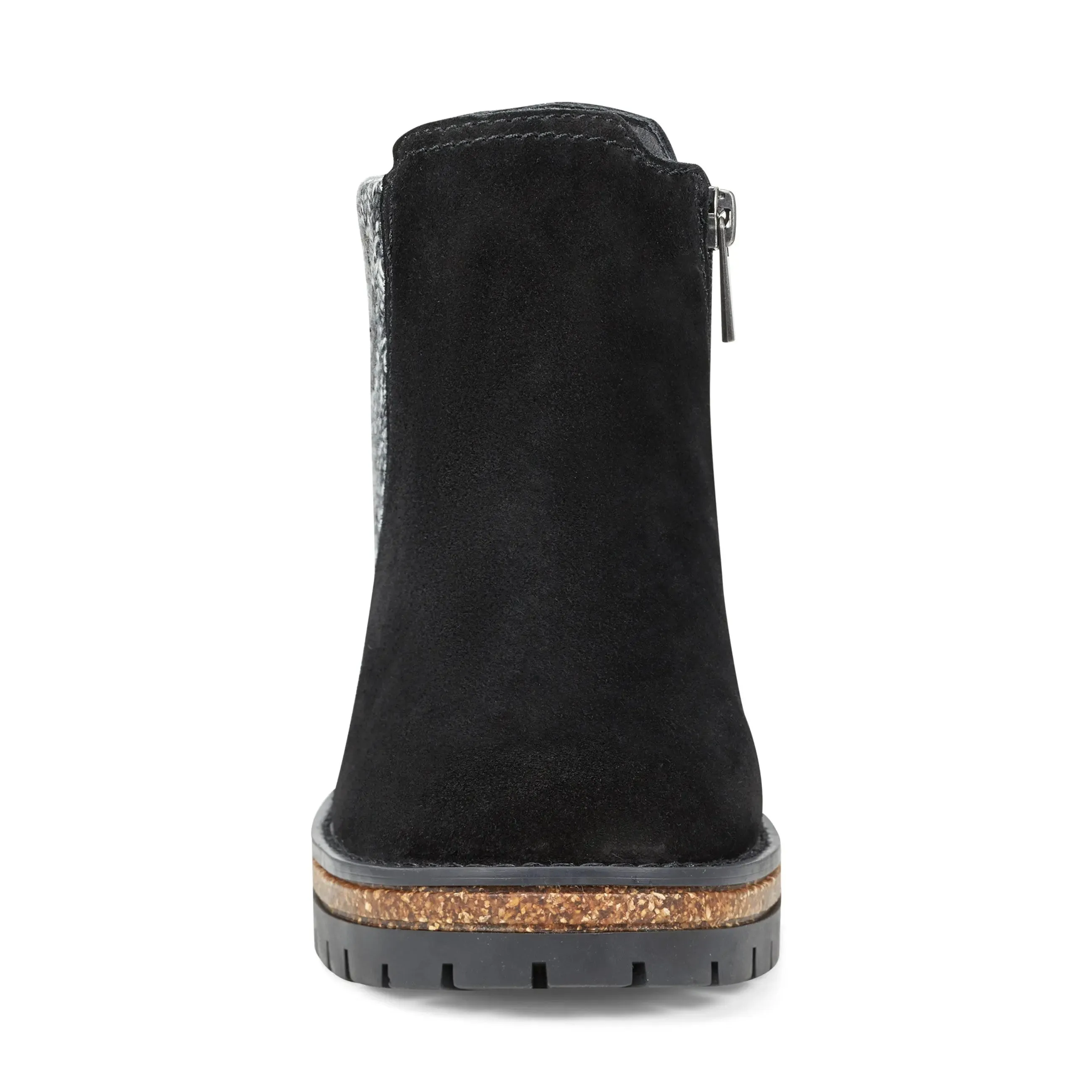 Aydin Round Toe Casual Lug Sole Booties