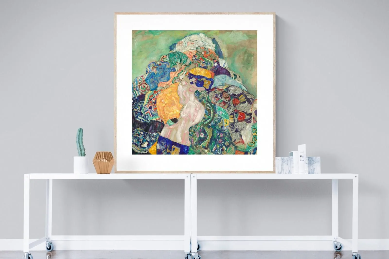 Baby (Cradle) by Gustav Klimt