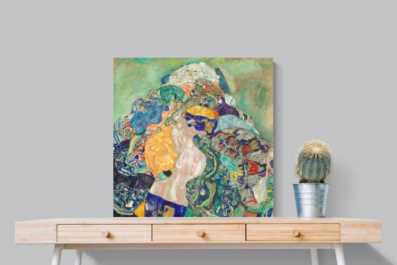 Baby (Cradle) by Gustav Klimt