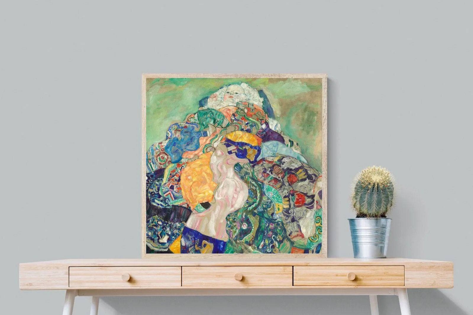Baby (Cradle) by Gustav Klimt