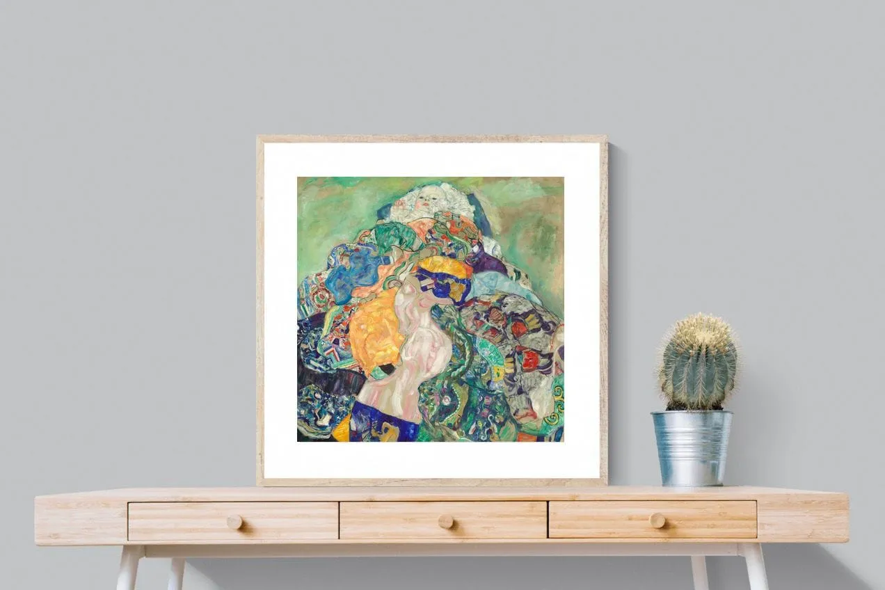Baby (Cradle) by Gustav Klimt