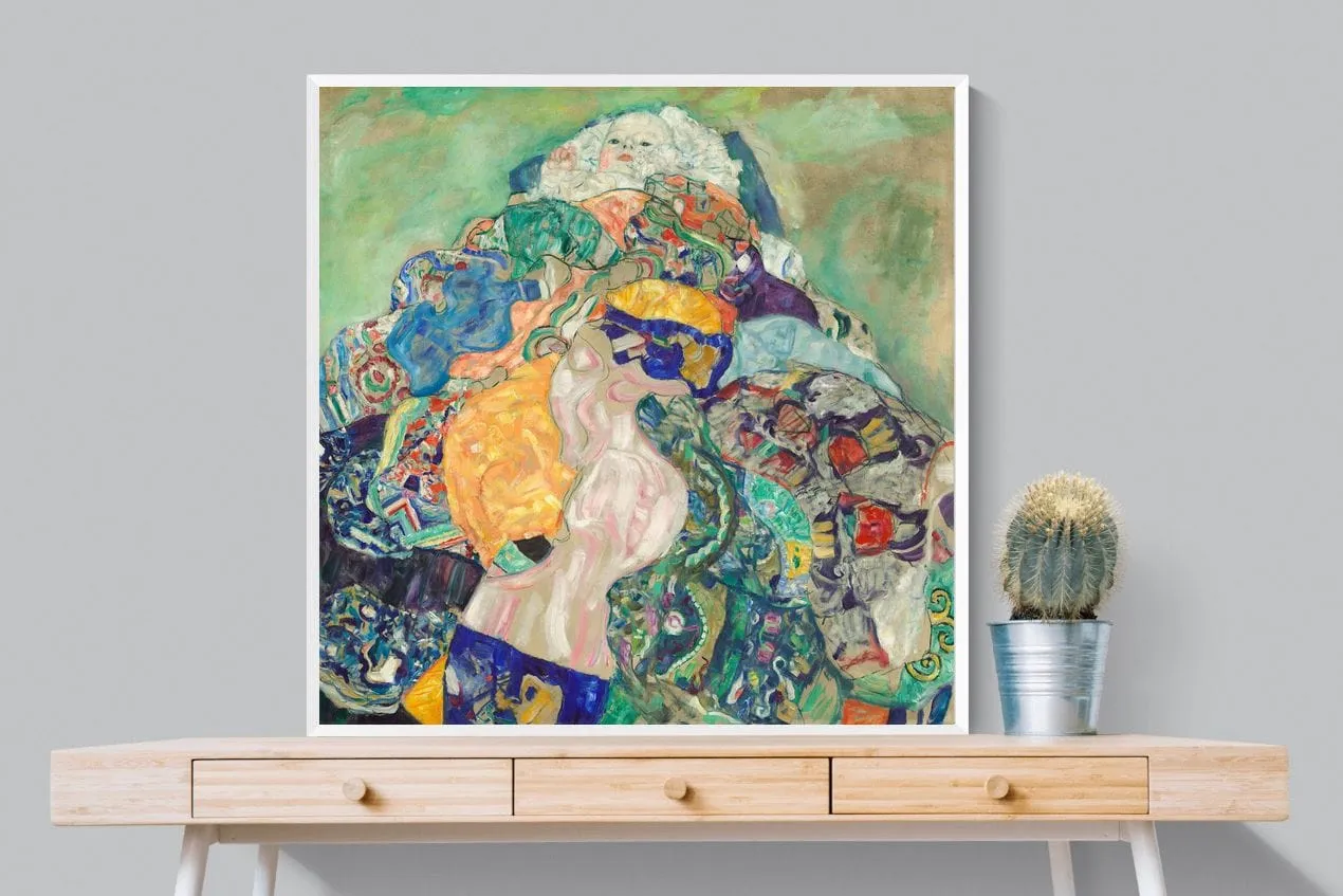 Baby (Cradle) by Gustav Klimt
