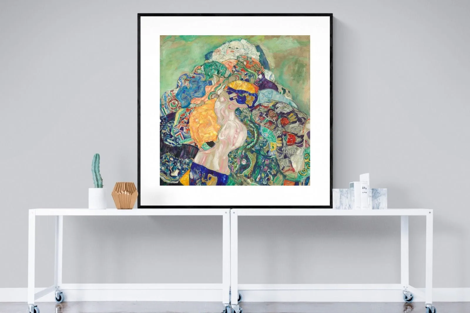 Baby (Cradle) by Gustav Klimt