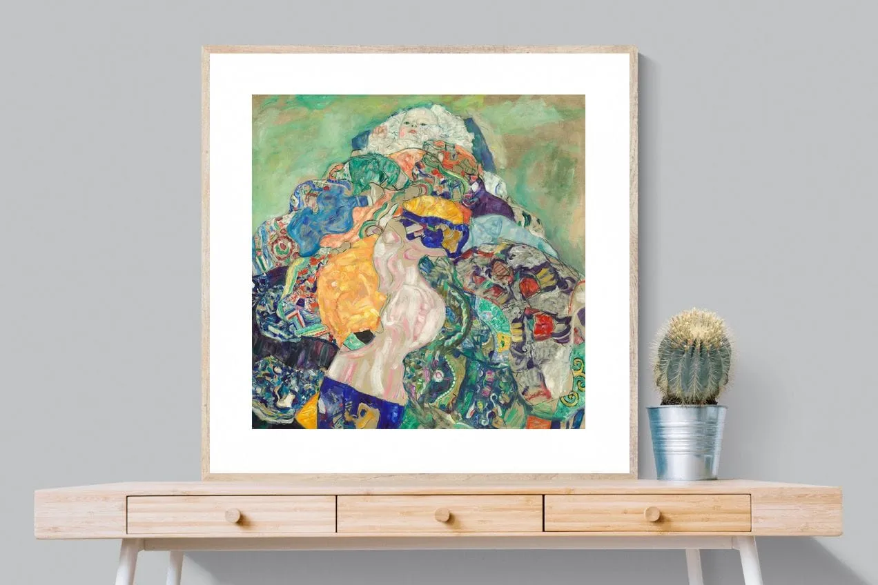 Baby (Cradle) by Gustav Klimt