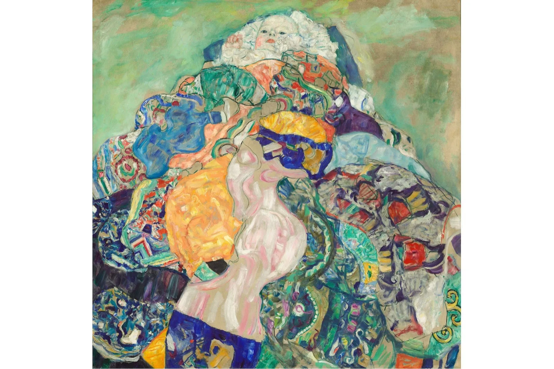 Baby (Cradle) by Gustav Klimt