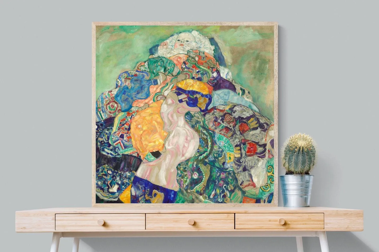 Baby (Cradle) by Gustav Klimt