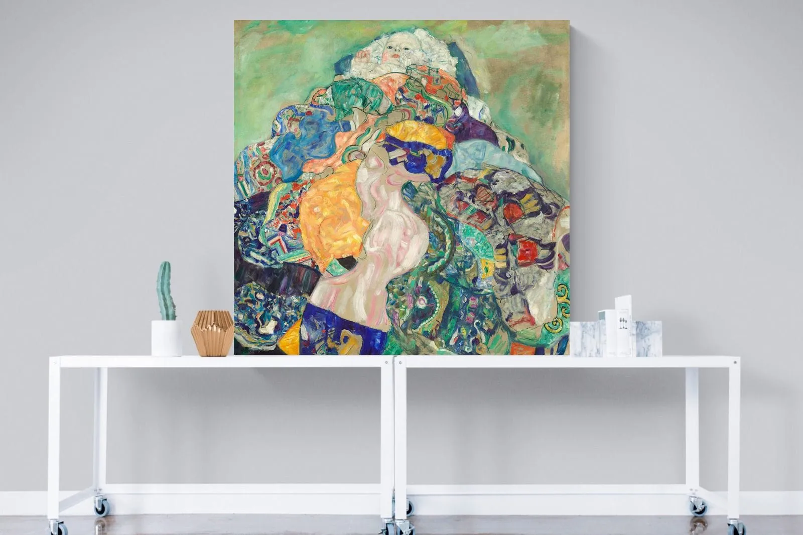 Baby (Cradle) by Gustav Klimt