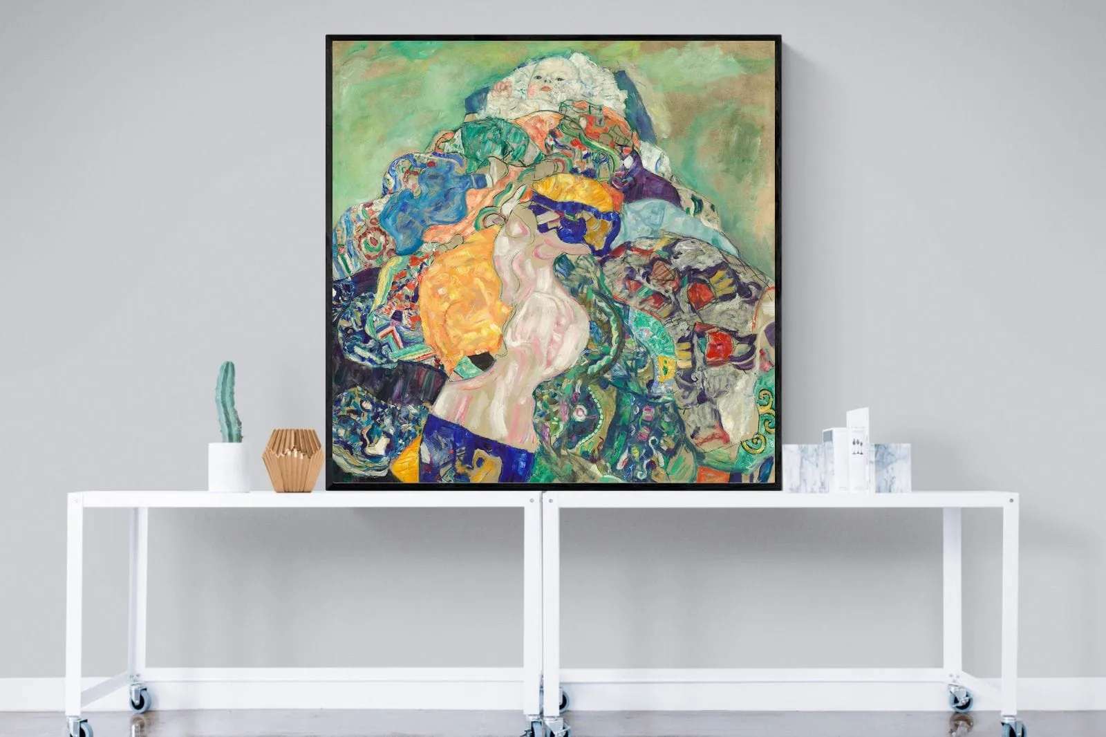 Baby (Cradle) by Gustav Klimt