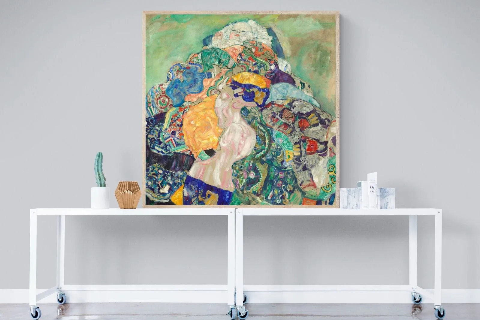 Baby (Cradle) by Gustav Klimt