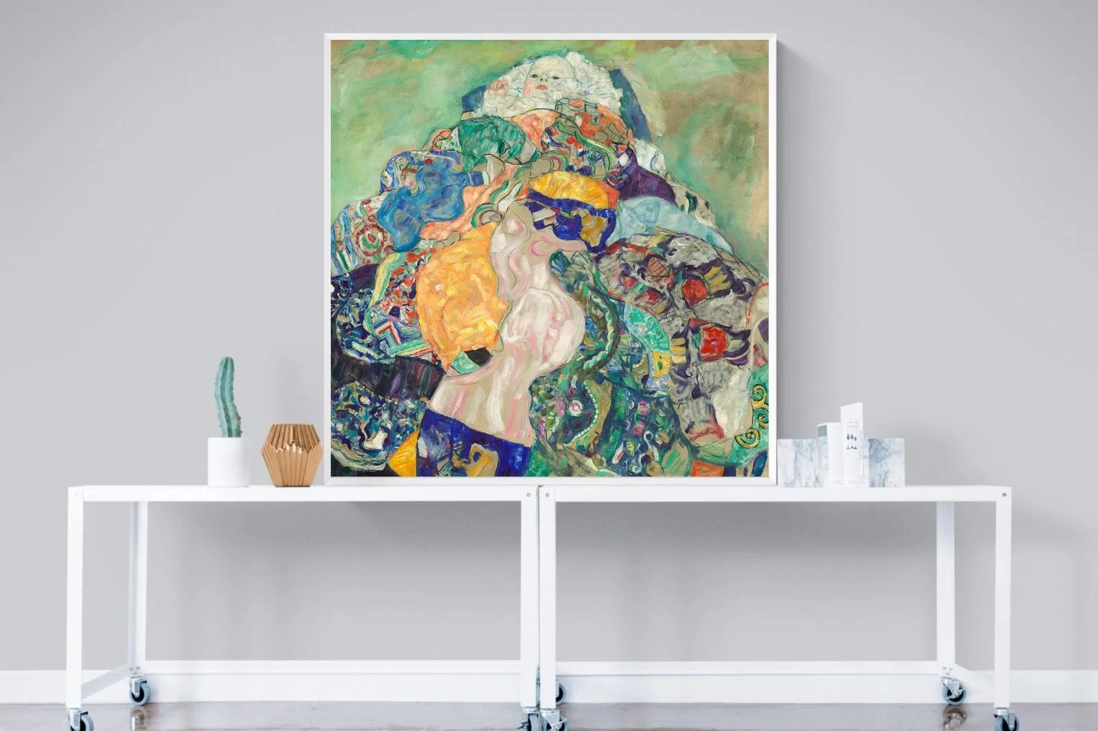Baby (Cradle) by Gustav Klimt