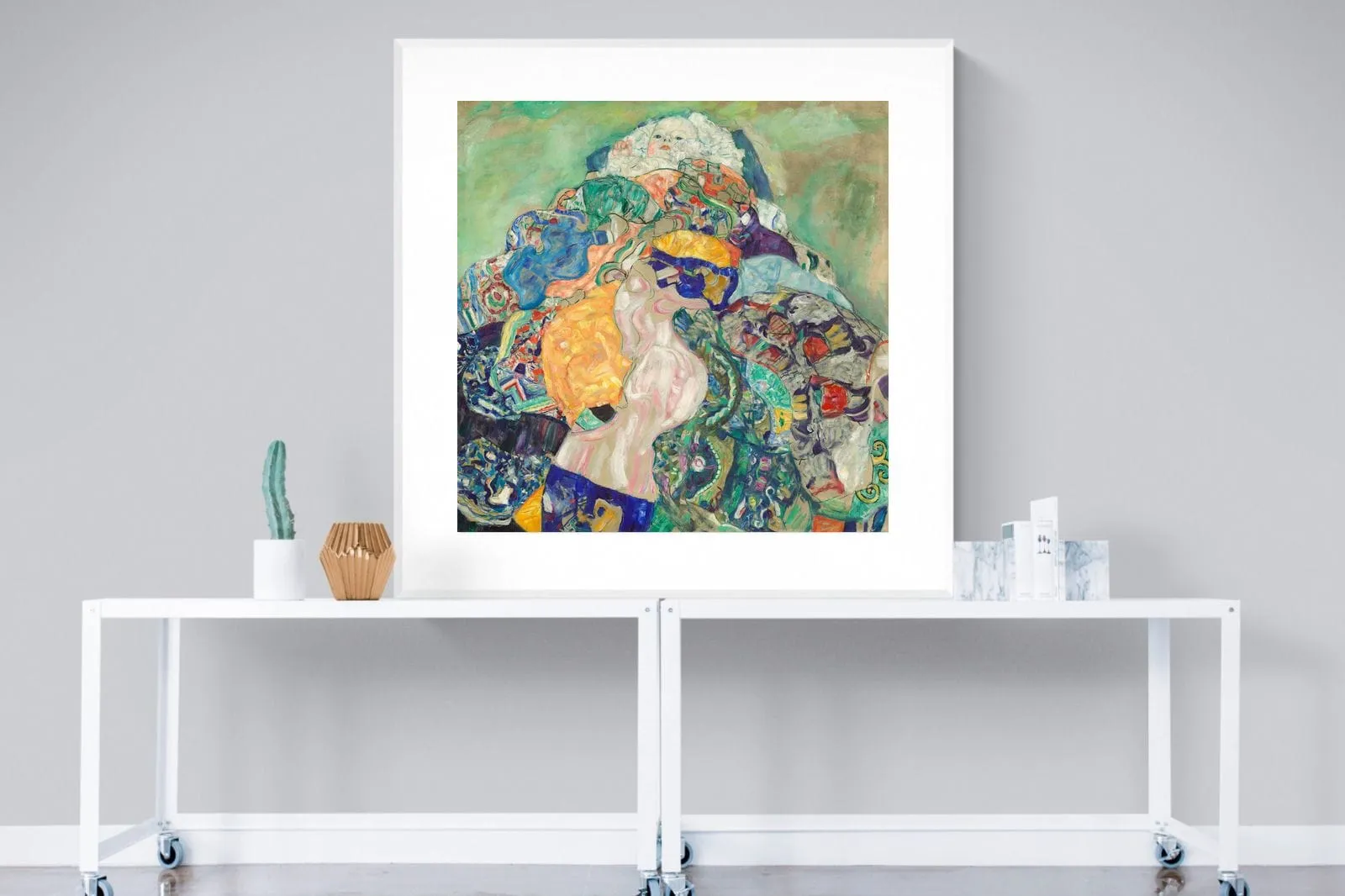 Baby (Cradle) by Gustav Klimt