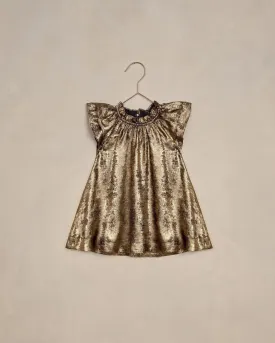 Baby Girls Dresses | Isabella Dress - Gold | Noralee