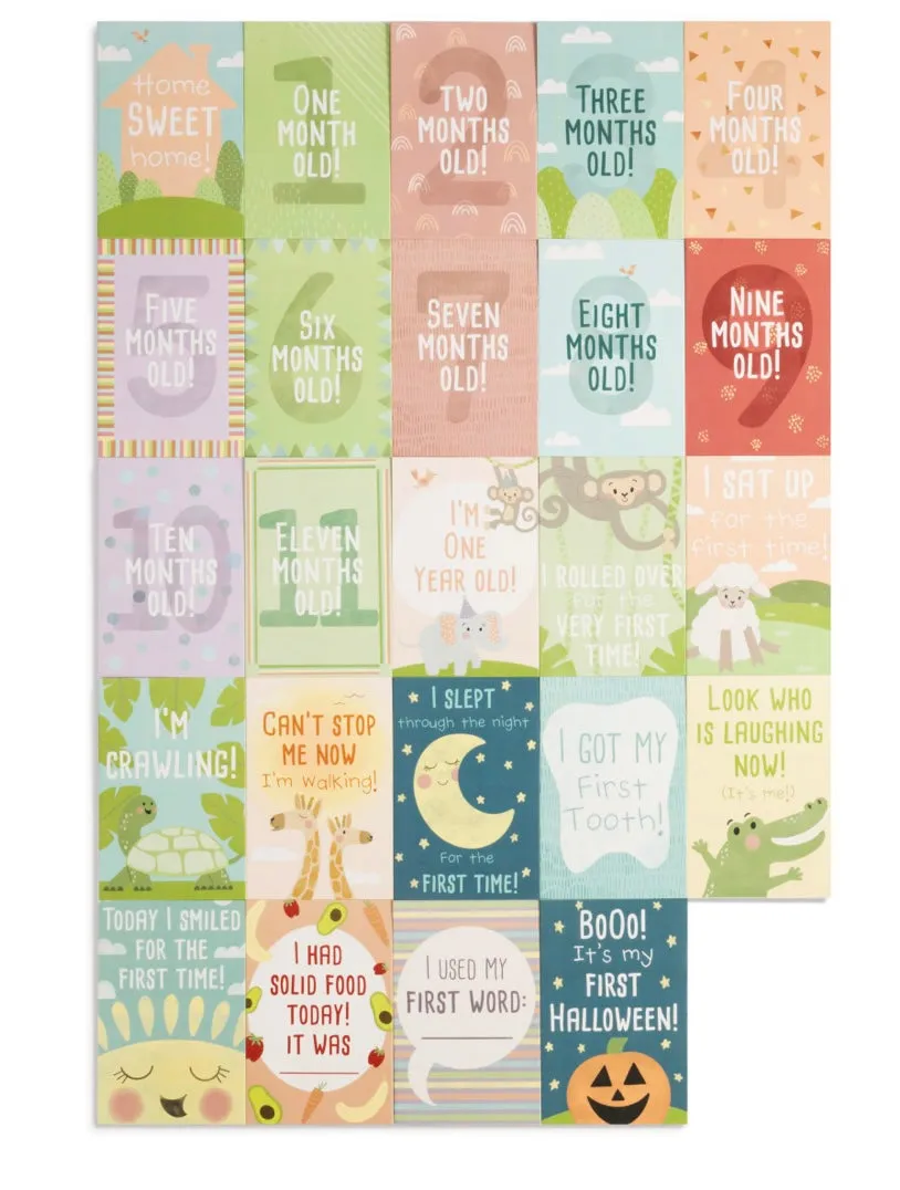 Baby Milestone Cards