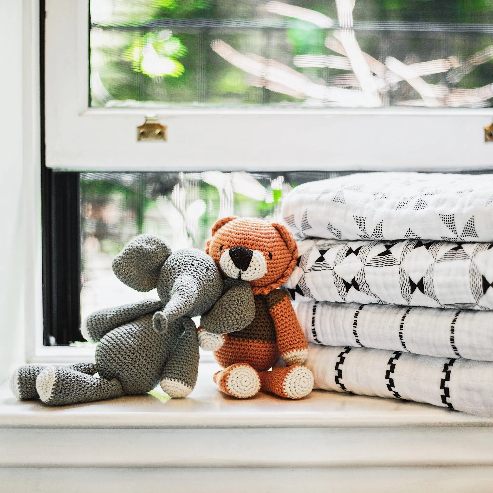Baby Stuffed Elephant Ndlovu Grey Toy