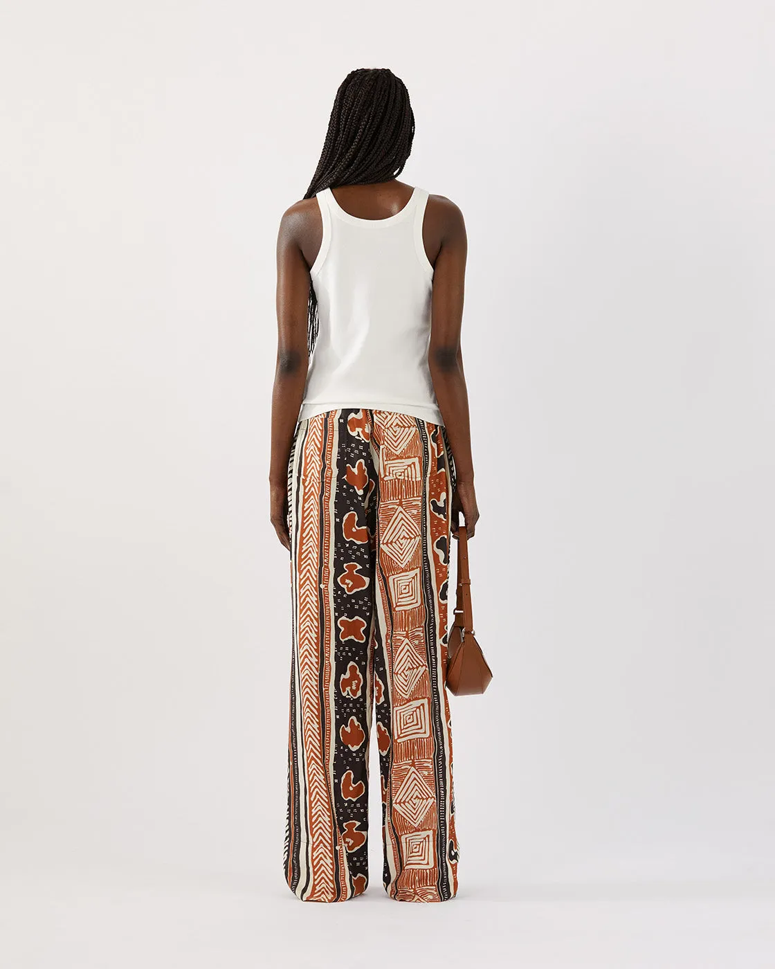 Bailey Tank Cotton Blend Jersey Off-White