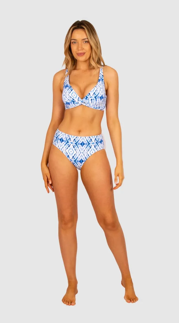 Baku Mid Pant Bikini Bottom - Moonlight