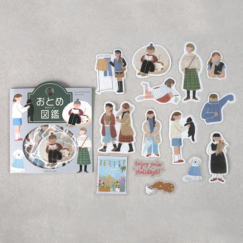 BGM Coordinating Sticker: Virgin Picture Book - Holiday Girl