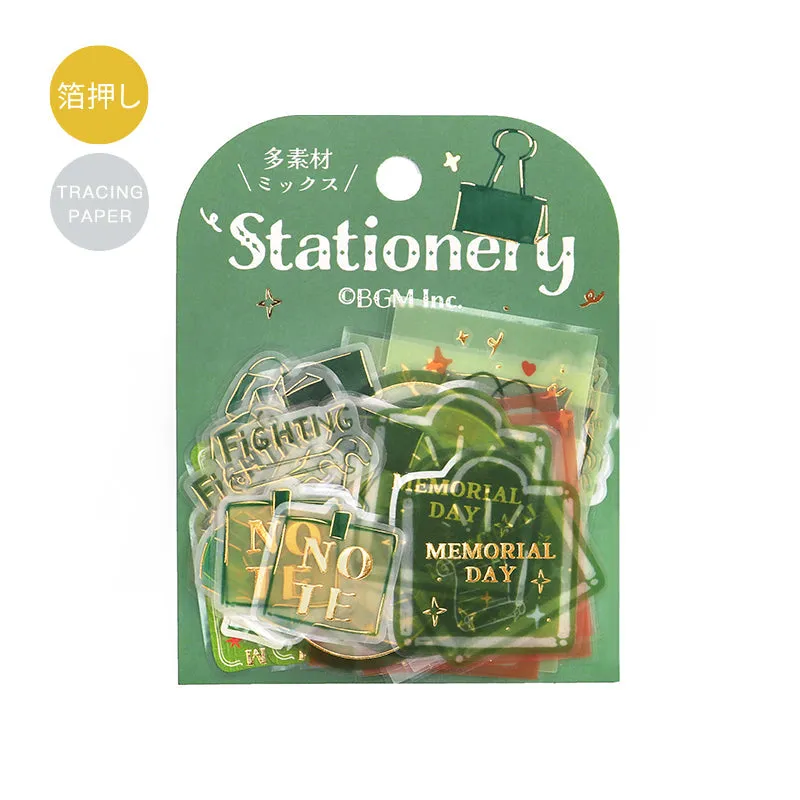 BGM Tracing Paper Seal: Holiday Shopping - Stationery