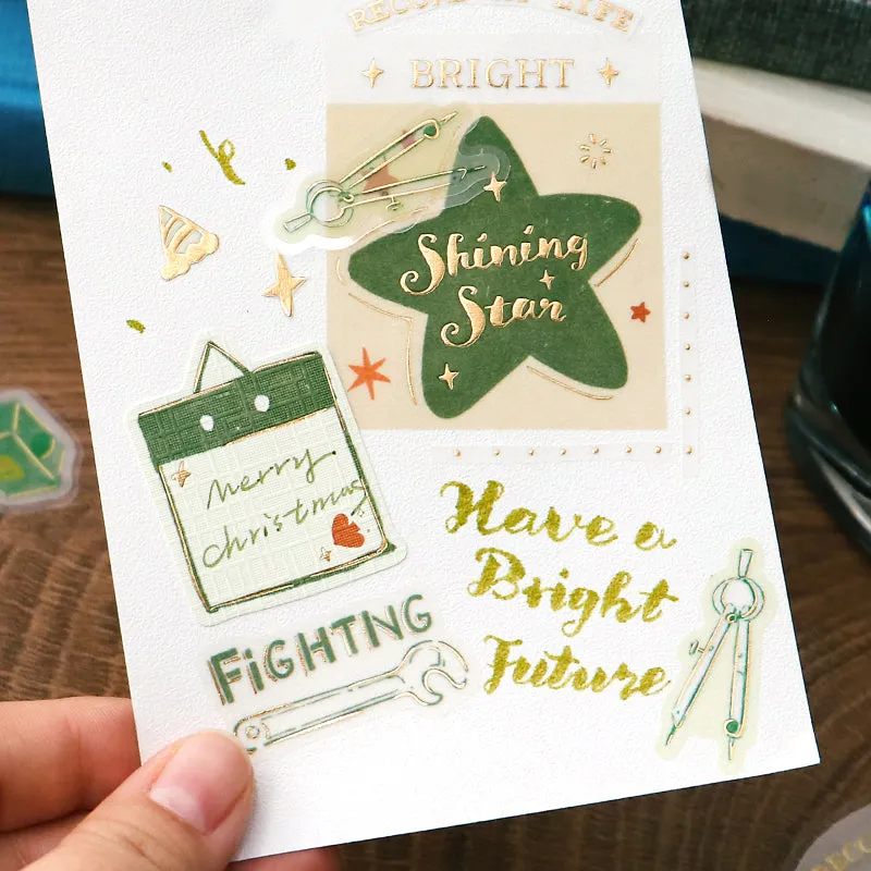 BGM Tracing Paper Seal: Holiday Shopping - Stationery