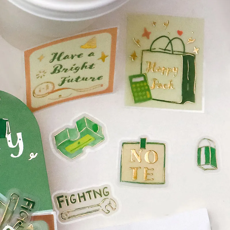 BGM Tracing Paper Seal: Holiday Shopping - Stationery