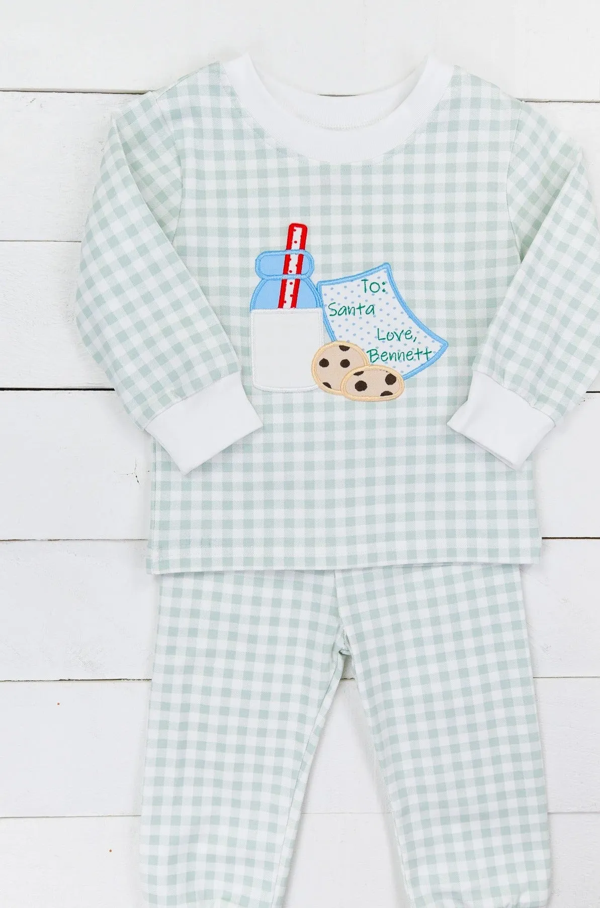 Boys Santa Milk & Cookies Lounge Set