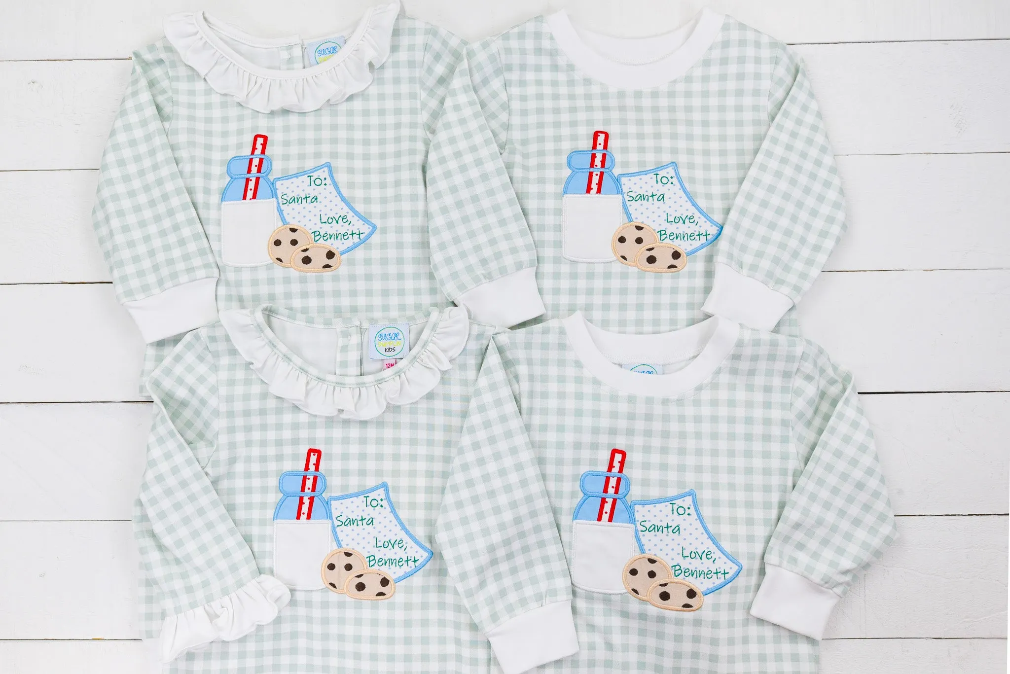 Boys Santa Milk & Cookies Lounge Set