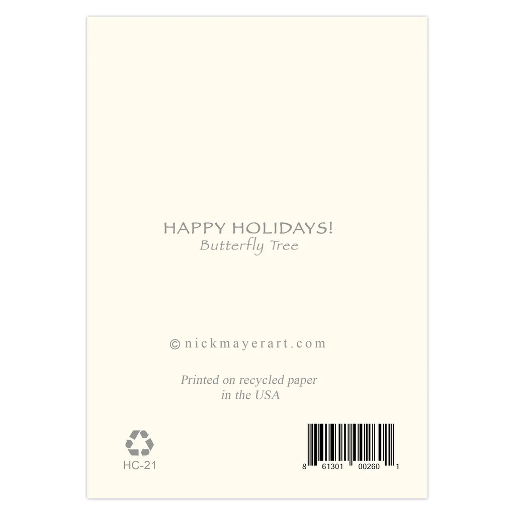 Butterfly Tree Holiday Cards