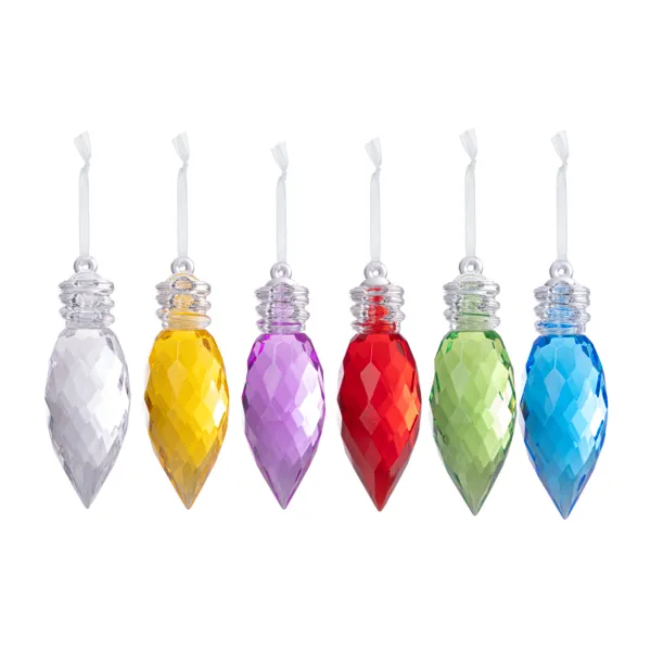C9  Acrylic Crystal Ornament 3, Green