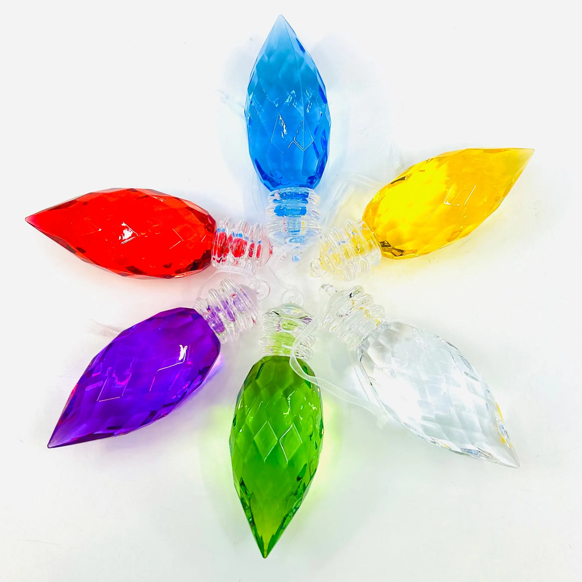 C9  Acrylic Crystal Ornament 3, Green