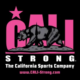 CALI Strong Original Pink Window Decal 8 inch Vinyl Sticker