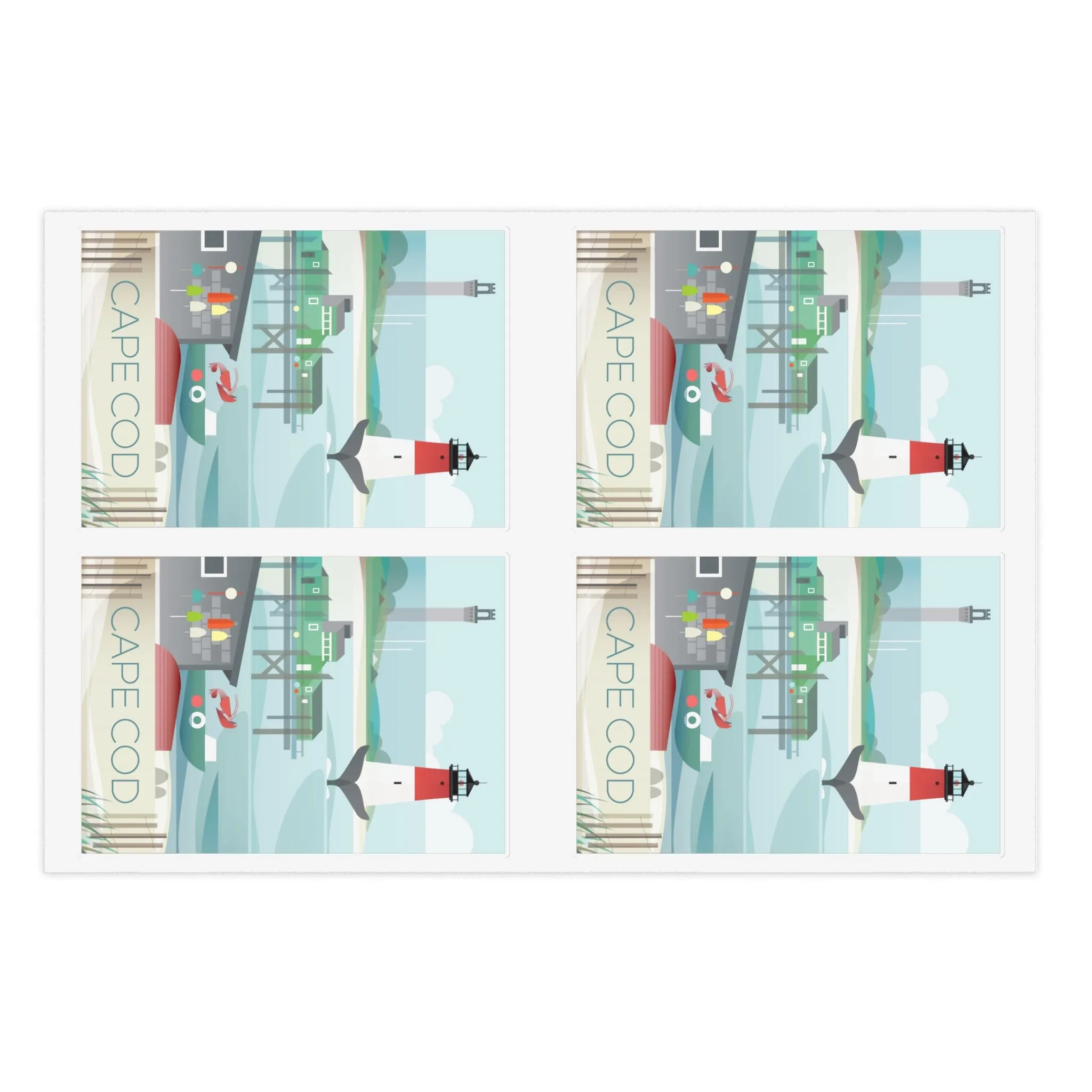 Cape Cod Sticker Sheet