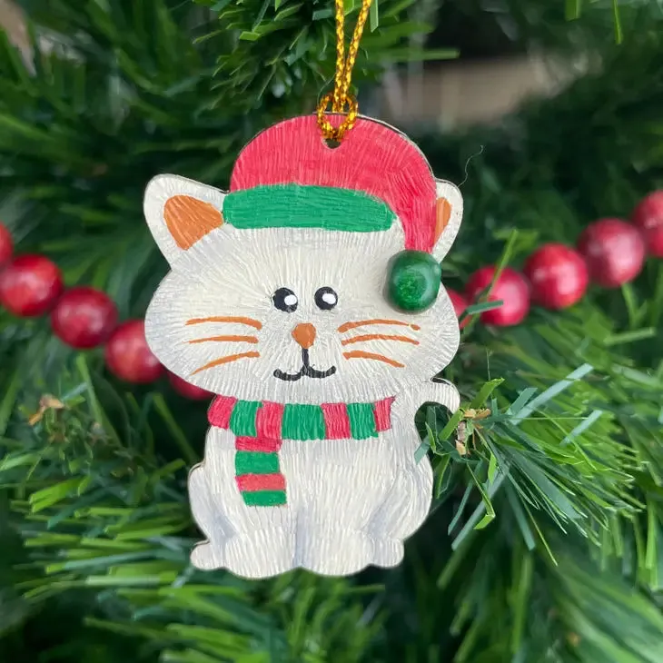 Cat Holiday Ornament