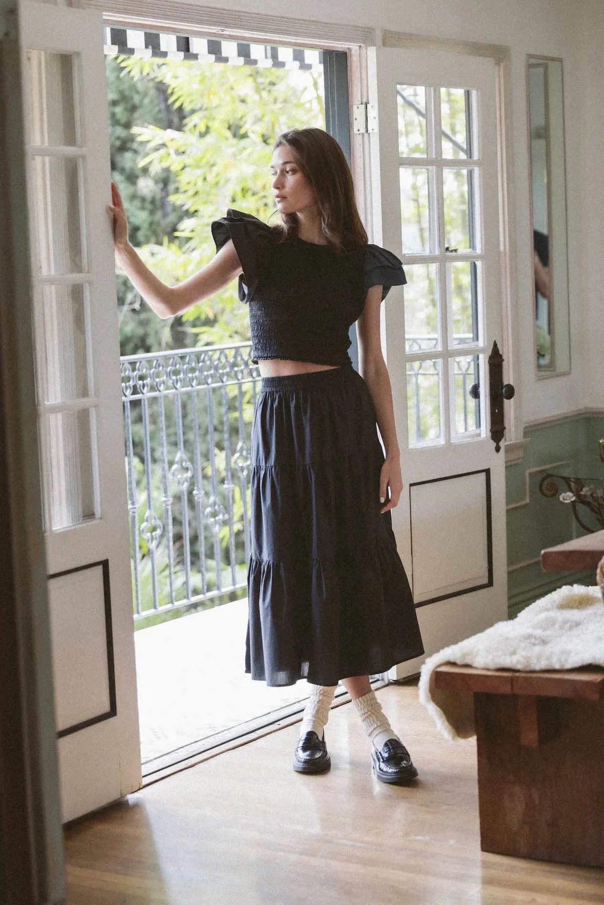 Cerise Top ~ Black