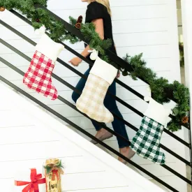 Check Knit Stocking