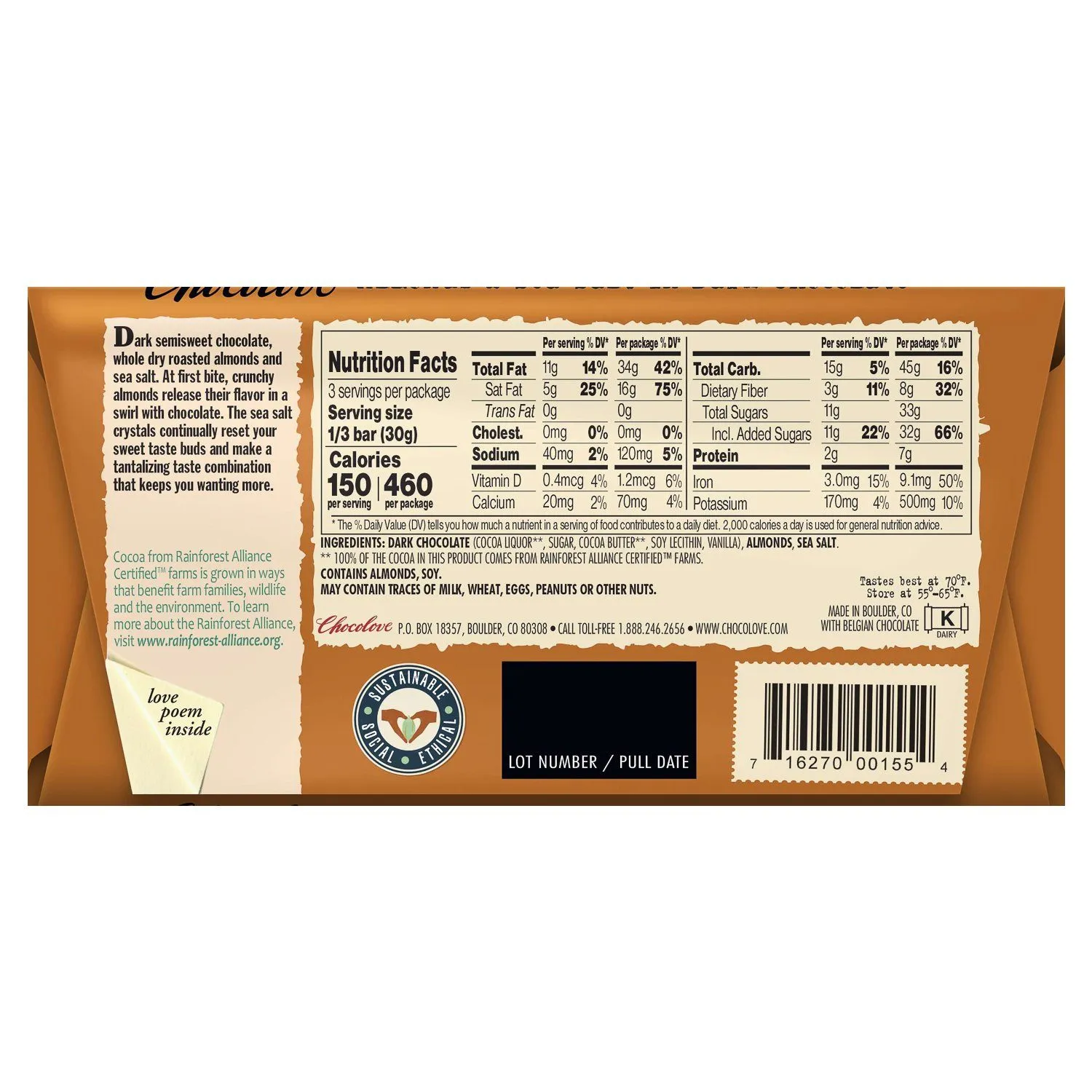 Chocolove Premium Chocolate Bars