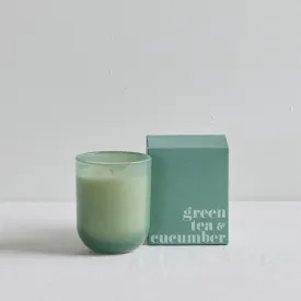 Chroma Glass Candle - Small - Refreshing Green Tea & Cucumber Scent