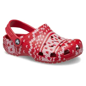Classic Holiday Sweater Clog Kids (Age 5 )