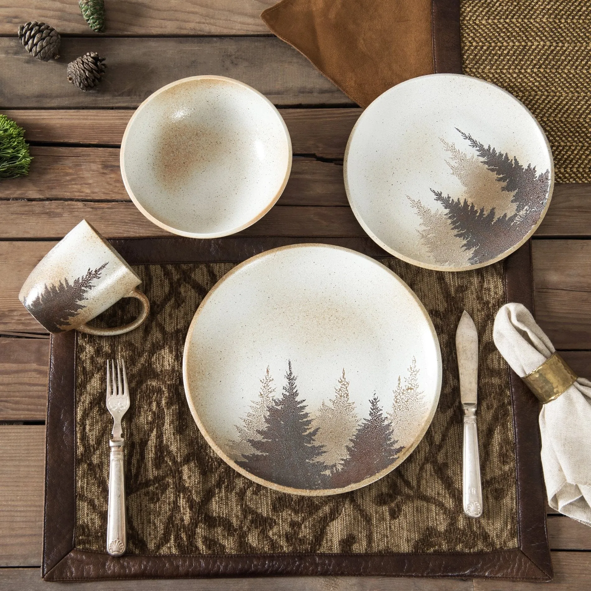 Clearwater Pines Dinnerware Set