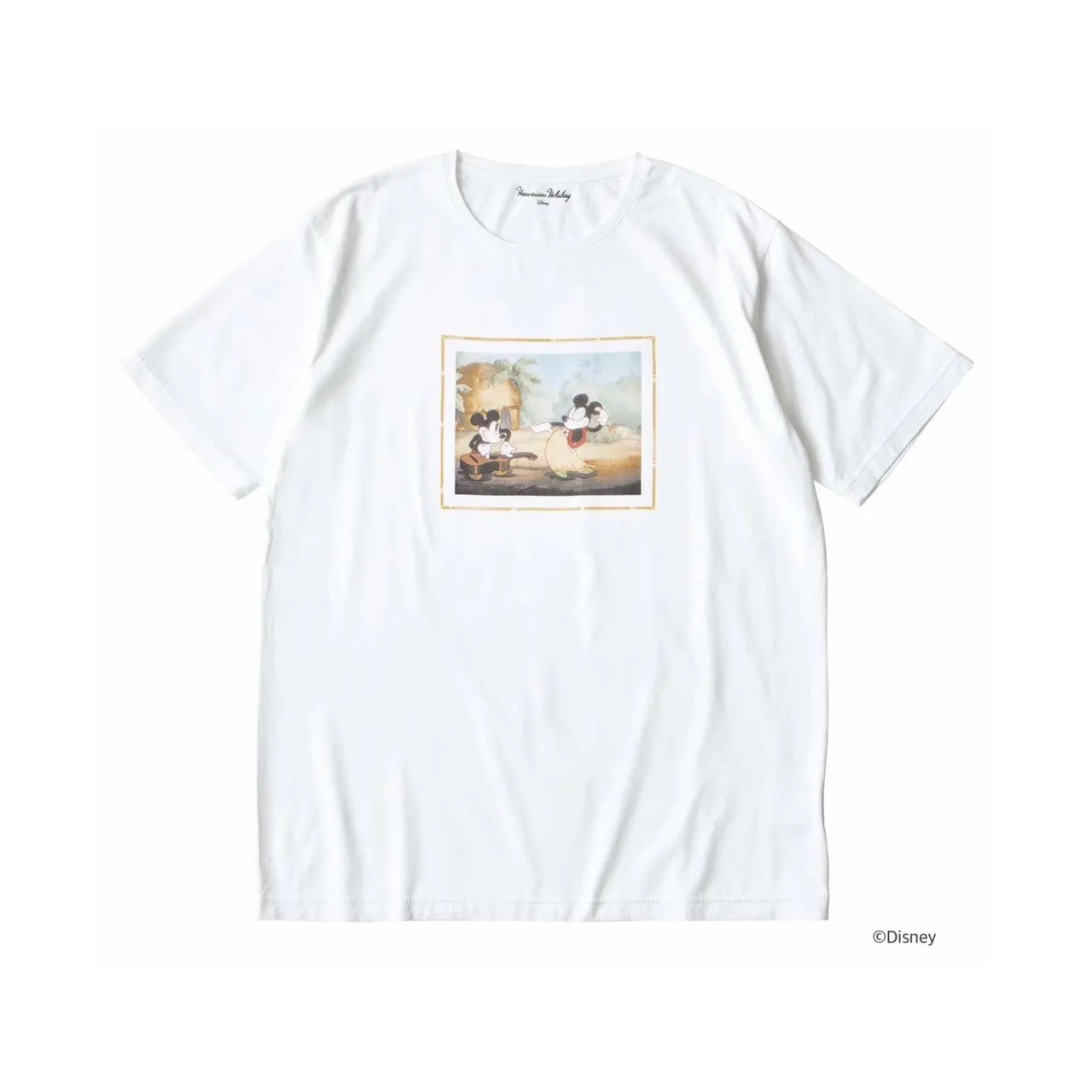 DISNEY HAWAIIAN HOLIDAY / PORTER CLASSIC HAWAI'I ALOHA COLLECTION  / T-SHIRT BAMBOO
